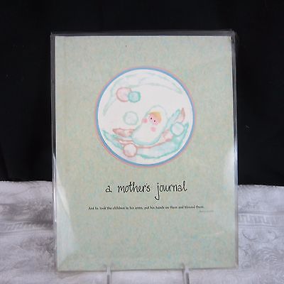 A Mothers Journal Baby Child Keepsake Album Christian Book  1990 NEW