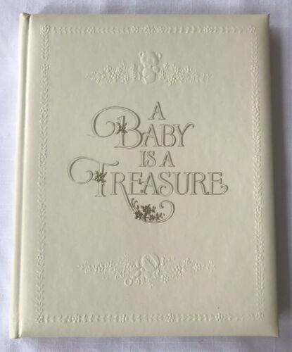 Vintage Hallmark Baby Book Journal A Baby Is A Treasure ALB 230-6 Unused