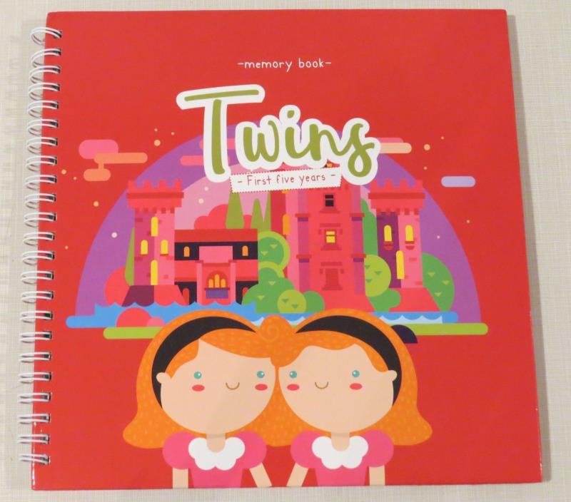 Twins Memory Book - First Five Years, Scrapbook - Album - Unconditional Rosie