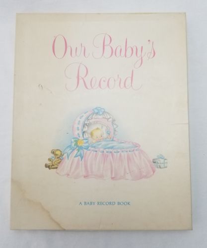BRAND NEW Vintage Our Babys First Seven Years Record Book NOS
