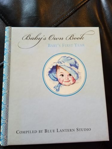 babys own book babys first year Blue