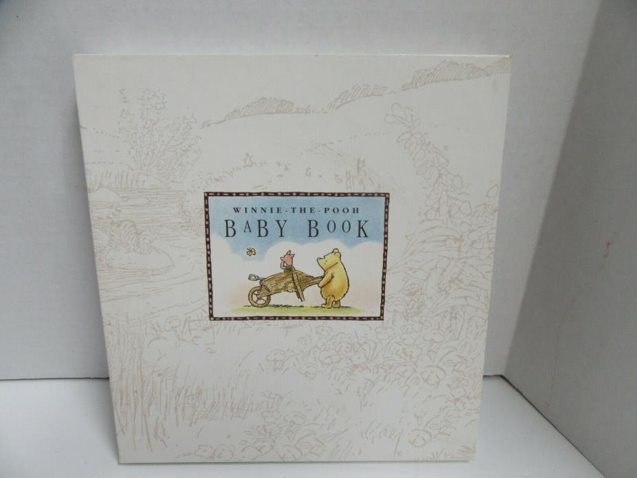 Disney Classic Pooh Baby Memory Album Spiral Book Birth to Three 3