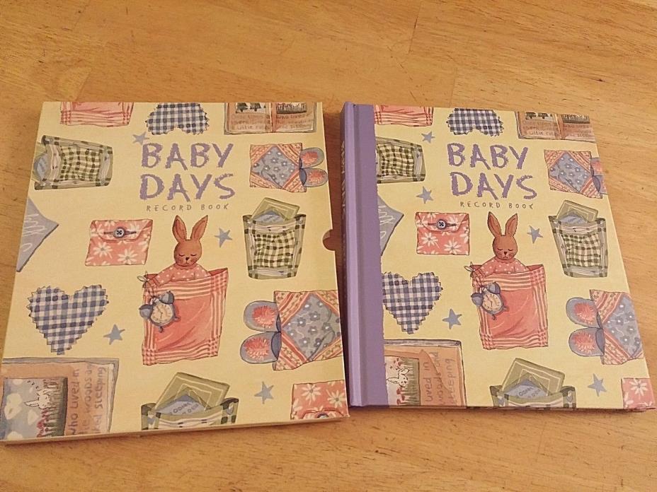 BRAMLEY BABY DAYS RECORD BOOK-NEVER USED-IN CASE-DEBORAH GRANGER ARTIST-GREAT