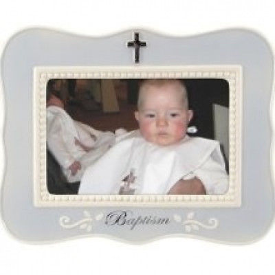 (Blue Baptism) - Malden International Designs Inc Baby Boy Baptism Ceramic Frame