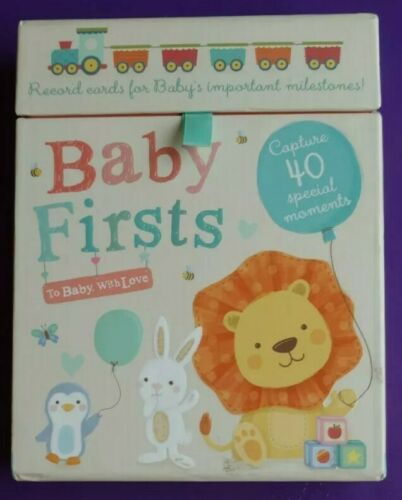 Baby Milestones Pictures Baby Firsts Shower Gift 40 Moments Unisex