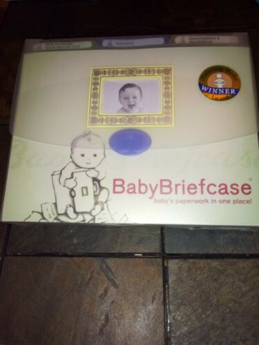 Baby Briefcase Paperwork Organizer Shower/Newborn Gift NEW