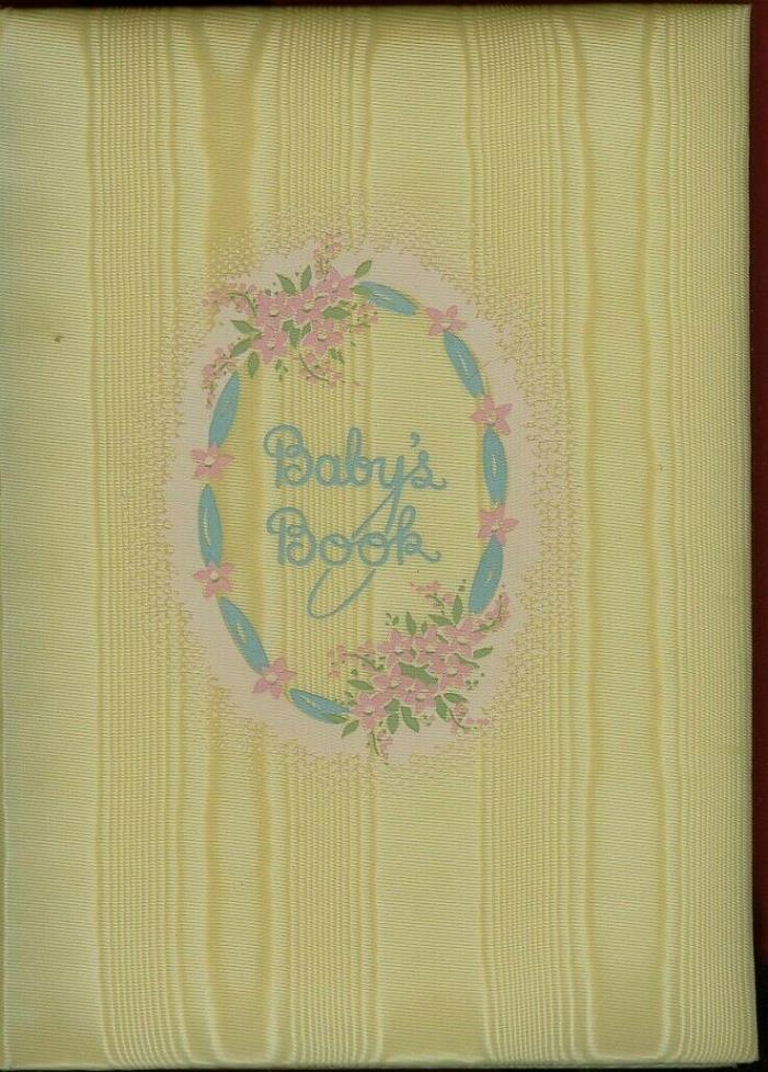1952 Baby Book - SKAGGS Family, Casper, Wyoming - Partial Filled In, Nice Cond