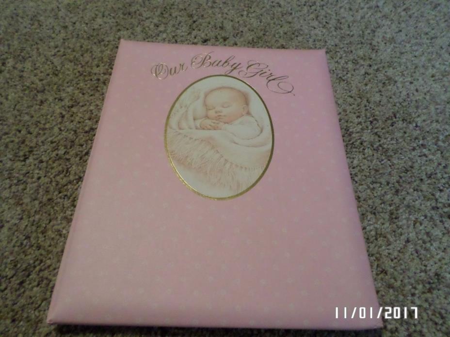 BABY GIRL'S  FIRST PHOTO AND/OR MEMORY BOOK  NEW