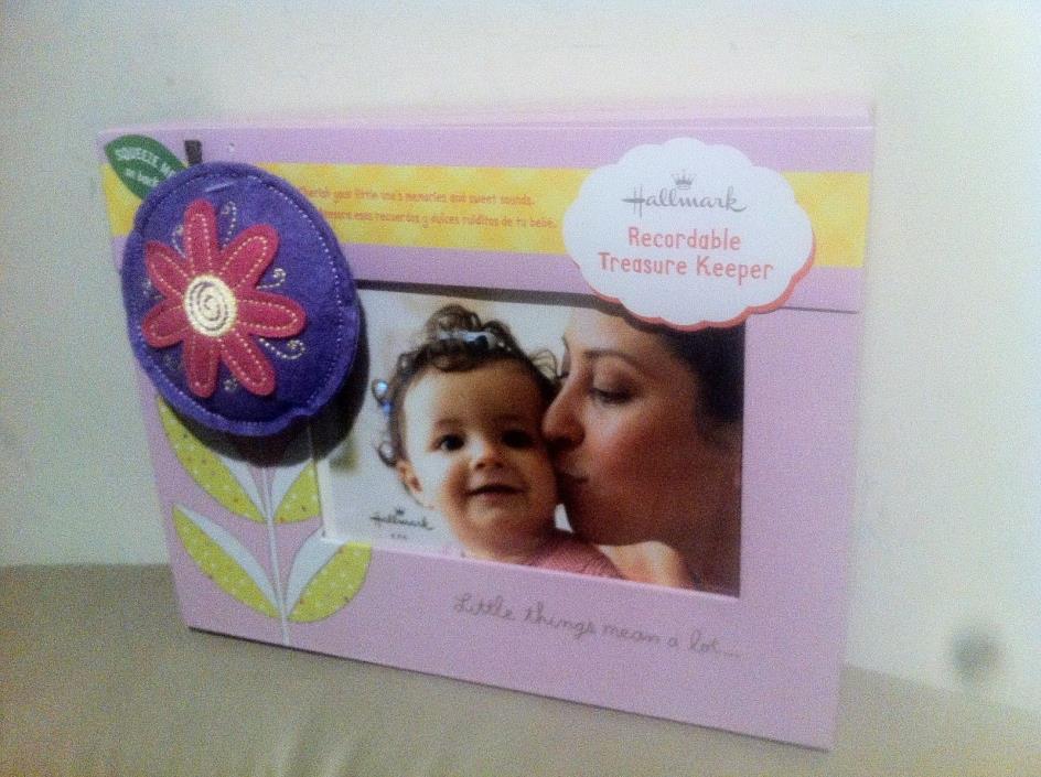 New Hallmark Recordable Baby Treasure Keeper Memory Box Pink Keepsake Kids Fun