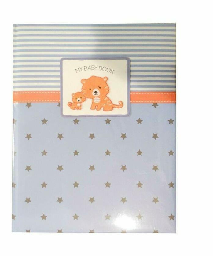 My Baby Book- Child of mine made by Carter’s Tiger Blue Stripes & Star Design