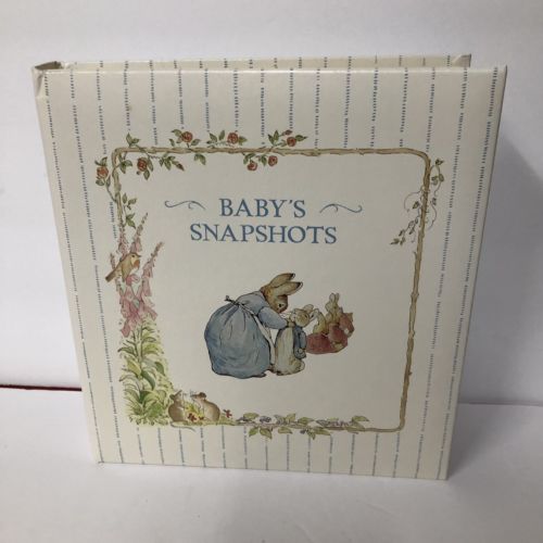 Vintage Beatrix Potter Peter Rabbit ~ Baby's Snapshots Photo Picture Album Book