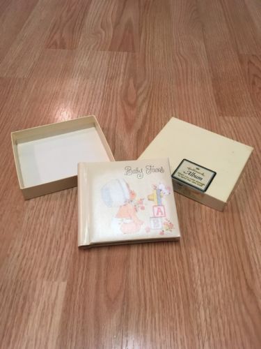 Baby Faces Photo Album Brag Book Hallmark In Original Box New Old Stock Vintage