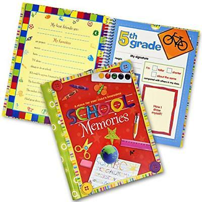 School Memory Book Album Keepsake Scrapbook Photo Kids Memories From Preschool +