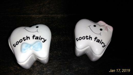 Ceramic Baby Teeth boxes - Boy and Girl