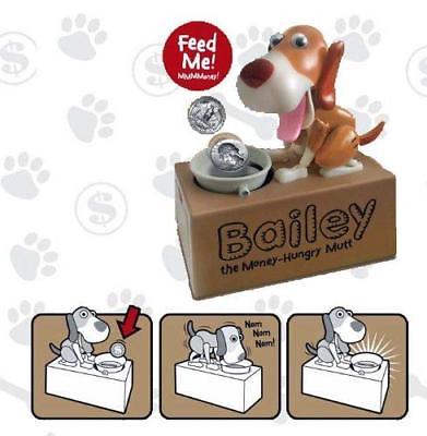Dog Mechanical Piggy Bank- Watch Him Eat Your Coins! - Colors May Va