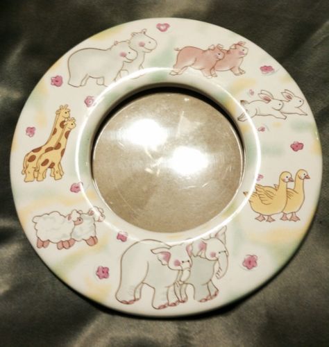 ** Nursery Round Picture Frame Russ Noah's Ark Managerie 3