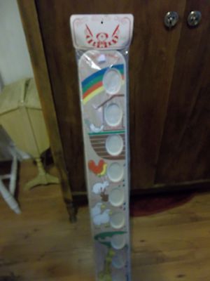 NIB Child's Growth Chart School Photo Frame K-8 Animals Living Water