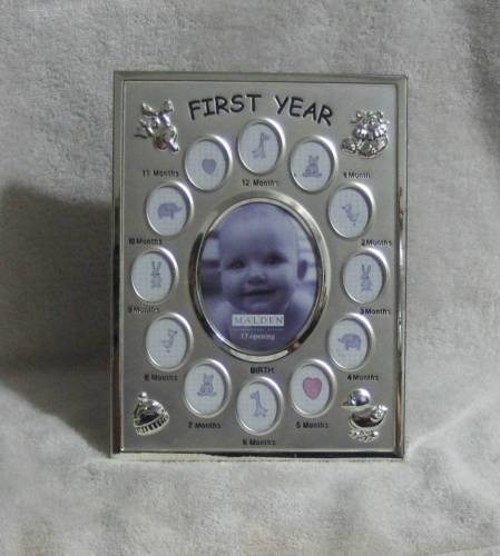 Malden International Baby's First Year 12 Month Collage Frame VGC