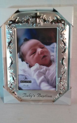 Malden Baby's Baptism Photo Frame, Holds 4