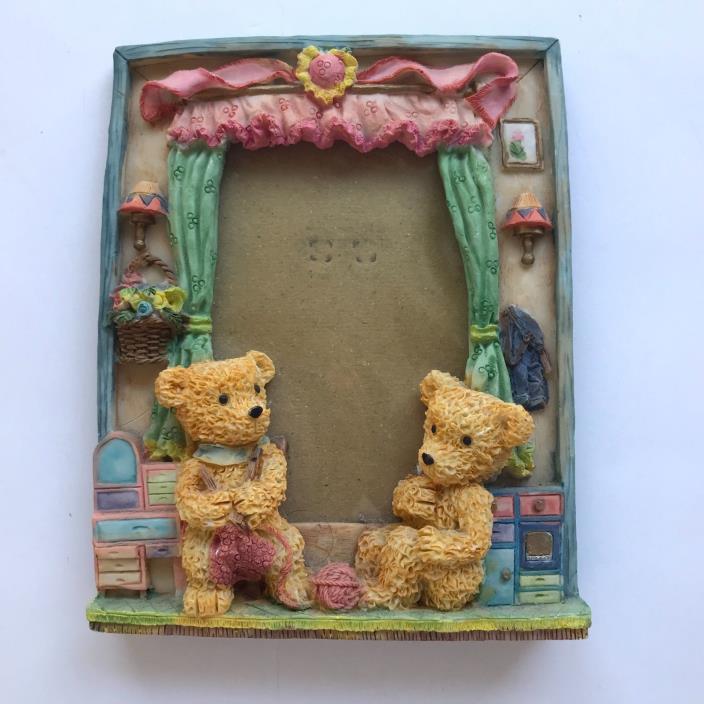 Picture Frame Nursery, Two Bears 3 x 9