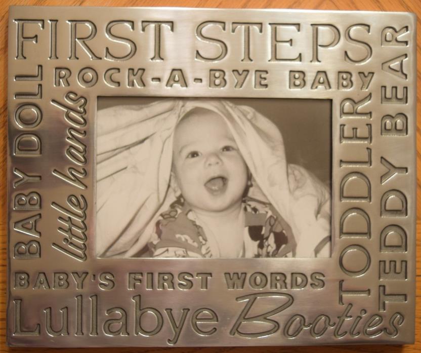 NEW Royal Limited Gifts Silver Metal Baby Word 8 1/8