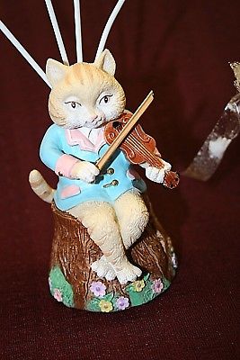 NIB~Avon Cat and The Fiddle Wire Photo Holder~