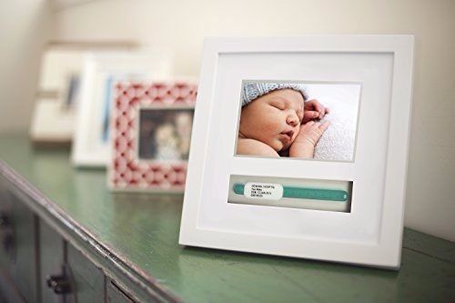 Pearhead Baby Hosipital ID Bracelet and Photo Keepsake Frame White NEW Baby Gift