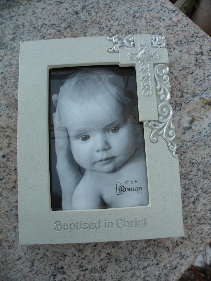 Roman Baptized In Christ Baby Boy Girl Photo Picture Frame 4