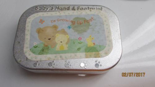 Baby's Hand & Footprint Kit With Cradle