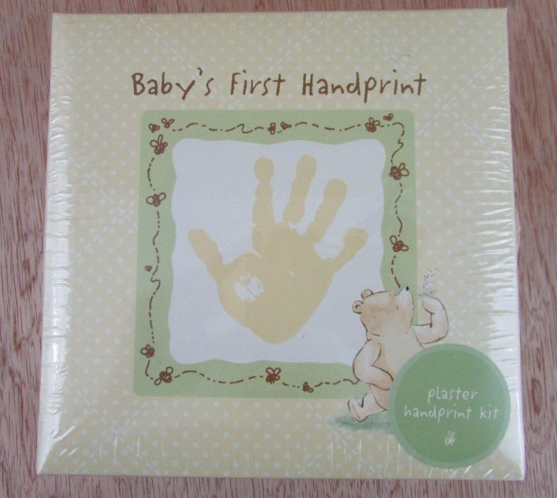 Winnie The Pooh Disney Classic Babys First Handprint Plaster Kit New