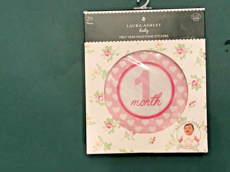 Laura Ashley Baby First Year Milestone Stickers