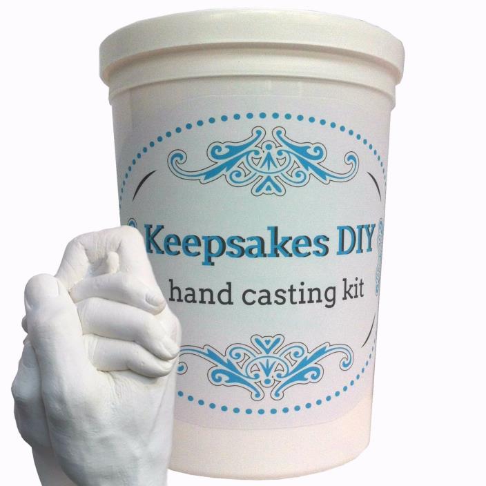 Keepsakes DIY Hands Casting Kit Plaster Wedding Couples Baby Mom Gift NEW