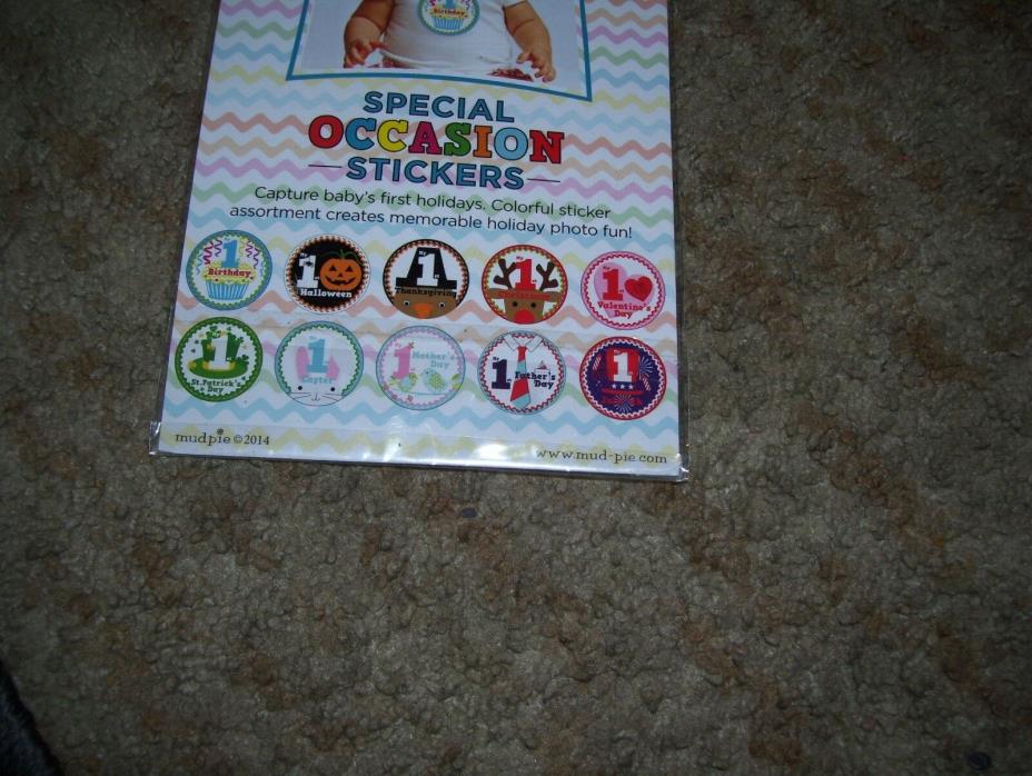 Special occasion stickers for baby's first holidays-new-Mud Pie