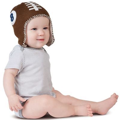 NWT MUD PIE BOYS MILESTONE FOOTBALL HAT w/INTERCHANGEABLE NUMBERS MONTHLY PHOTOS