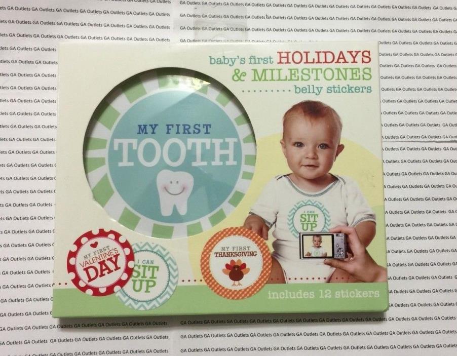 Baby's First Milestone & Holidays Belly Stickers by Stepping Stones
