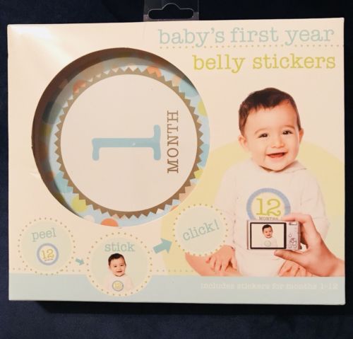 Baby's First Year  Belly Stickers  12 Stickers NIB