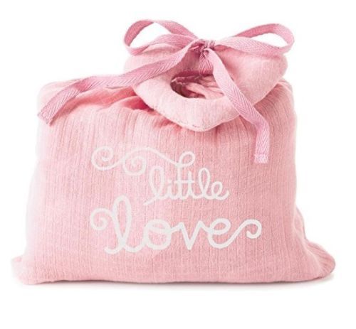 Hallmark Pink Heart Blanket & Rattle Tummy Time Set Girl Baby Shower MSRP:$39.95