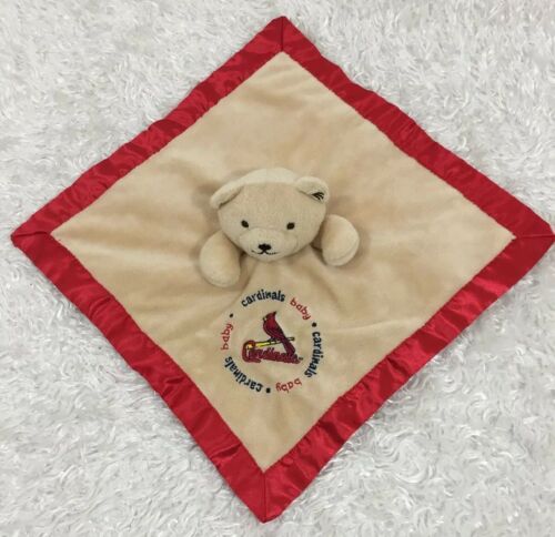 Baby Fanatic Cardinals Baby Security Bear Blanket Lovey Plush