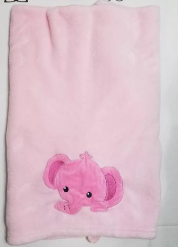 Bedtime Originals Baby Girl Blanket Pink Elephant