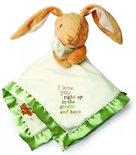 Baby Security Blanket Lovey Guess How Much I Love You Bunny Rabbit Green