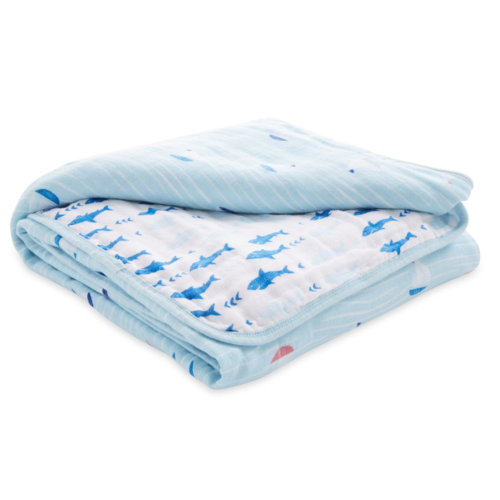 Aden by Aden + Anais Muslin Blanket, 100% Cotton Muslin, 4 Layer Lightweight and