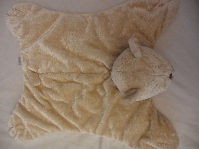 Baby GUND Stuffed PlushTeddy Bear 42225 Large Soft Security Blanket Blankie