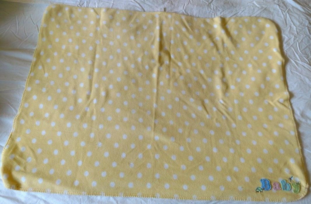 Circo Baby Blanket Yellow White Polka Dot Turtle Dragonfly Security Lovey Target