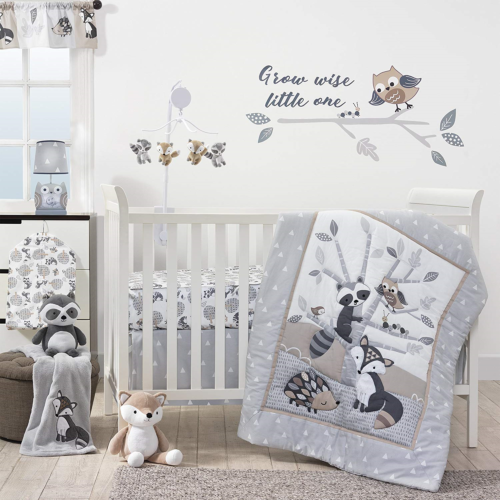 Bedtime Originals Little Rascals Forest Animals 3 Piece Crib Bedding Set,