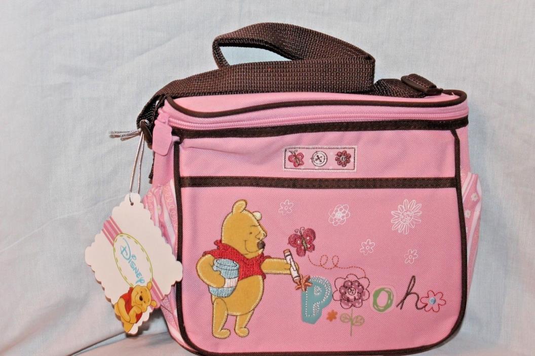 NEW WITH TAGS  WINNIE THE POOH PINK MINI DIAPER BAG 8
