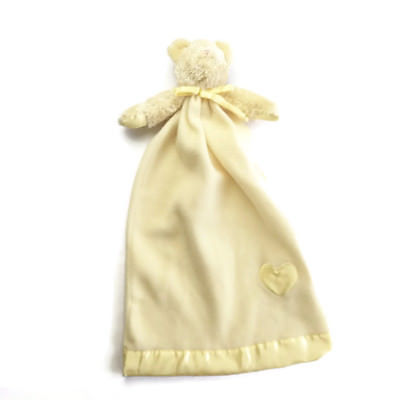 Baby Boyds The Boyd's Collection Yellow Bear Security Blanket Lovey Heart Lovie