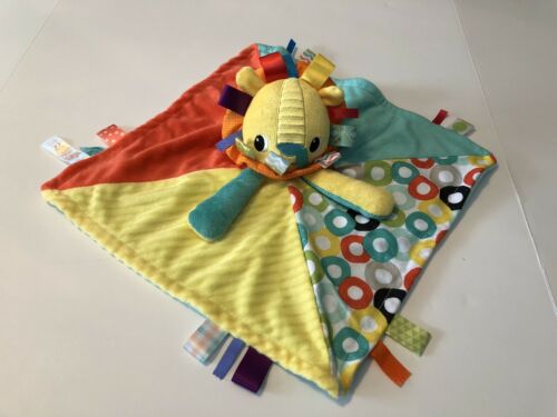 TAGGIES BRIGHT STARTS LION SECURITY BLANKET LOVEY K3