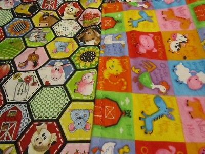 Girl Farm Animal/Cow/Pig/Horse Double-sided Cotton/Flannel Baby/Toddler Blanket