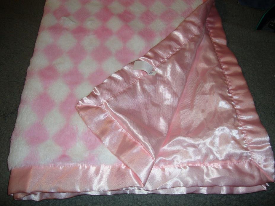 Soft Baby Infant Newborn Girl Pink Flutty Blanket Quilt 30 