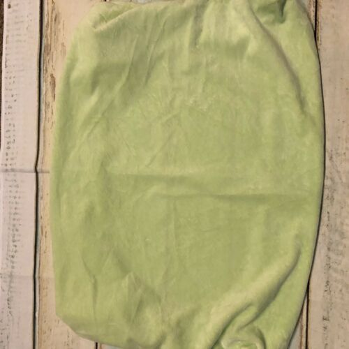 POTTERY BARN KIDS LUXE CHAMOIS CHANGING PAD COVER GREEN